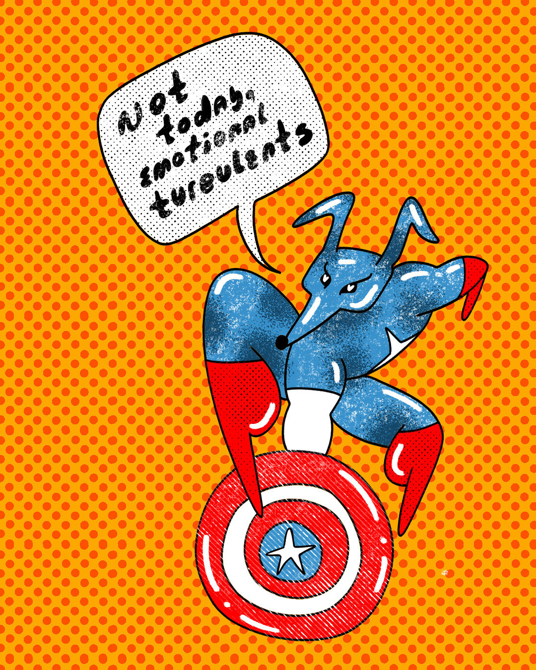 What if...Moki was Captain America? 2dillustration captain america colors comic comic art digitalart marvel photoshop psychological superhero support supportive illustrations trippy