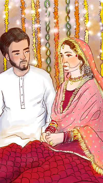 Brand Commissions Ethnic, Senorita, SHAMS, Green TV animation branding illustration