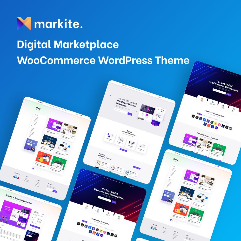 Markite – Digital Marketplace WooCommerce WordPress Theme audio marketplace digital marketplace digital shop digital store ecommerce downloads elementor marketplace markite video marketplace woocommerce marketplace