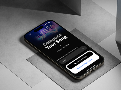 Sign In Music app app design clean ui figma graphic design login minimal mobile mobile app modern ui music sign in ui ui design user experience user interface ux ux design uxui welcome