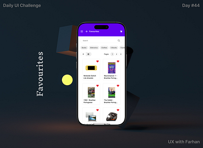 Daily UI Day #044 figma ui ux