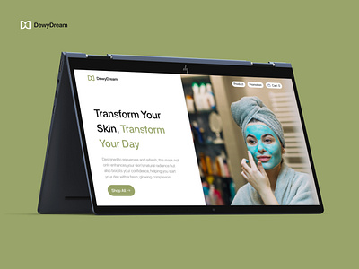 Web Design for Beauty Product beauty branding design graphic design products ui uiux uiux design ux web design