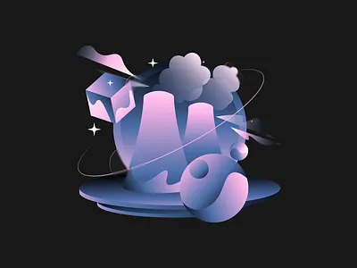 About science art flat girl illustration illustration art vector