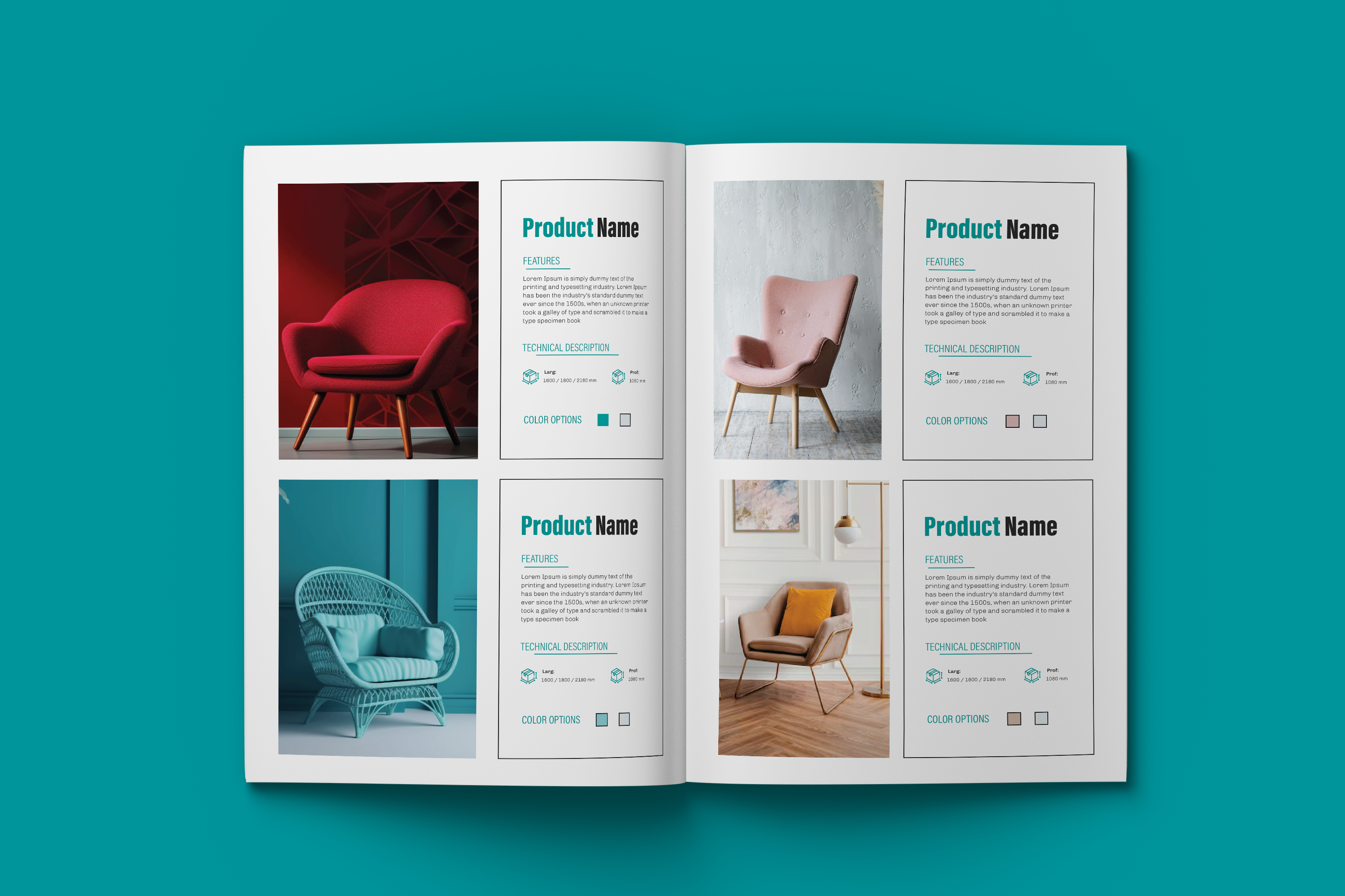 Example of Brochure, Catalog & Profile Design