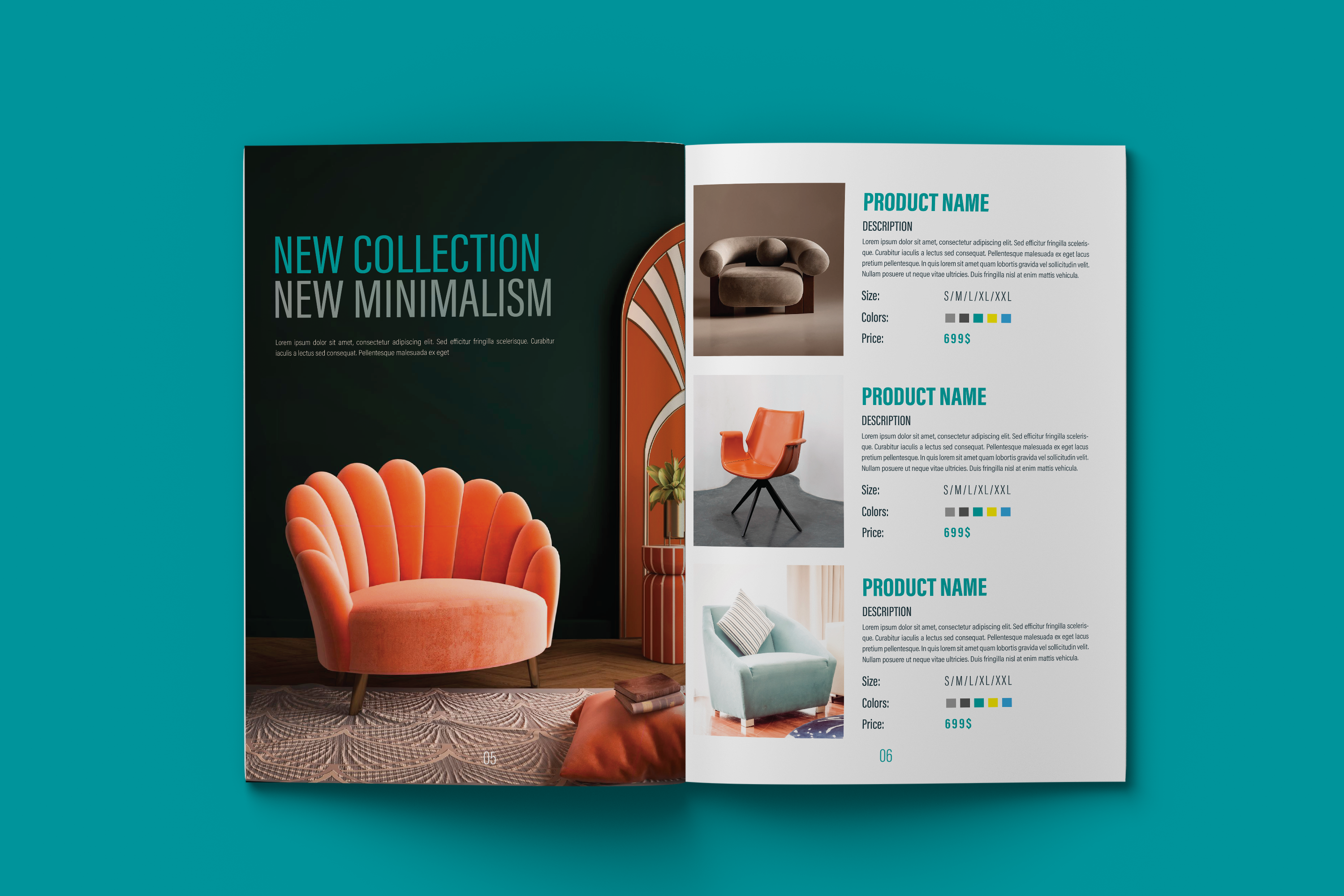 Example of Brochure, Catalog & Profile Design