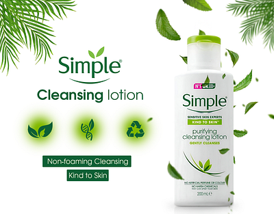 Simple Purifying Cleansing Lotion a content branding ebay ecommerce graphic design infographic listing image premium a content