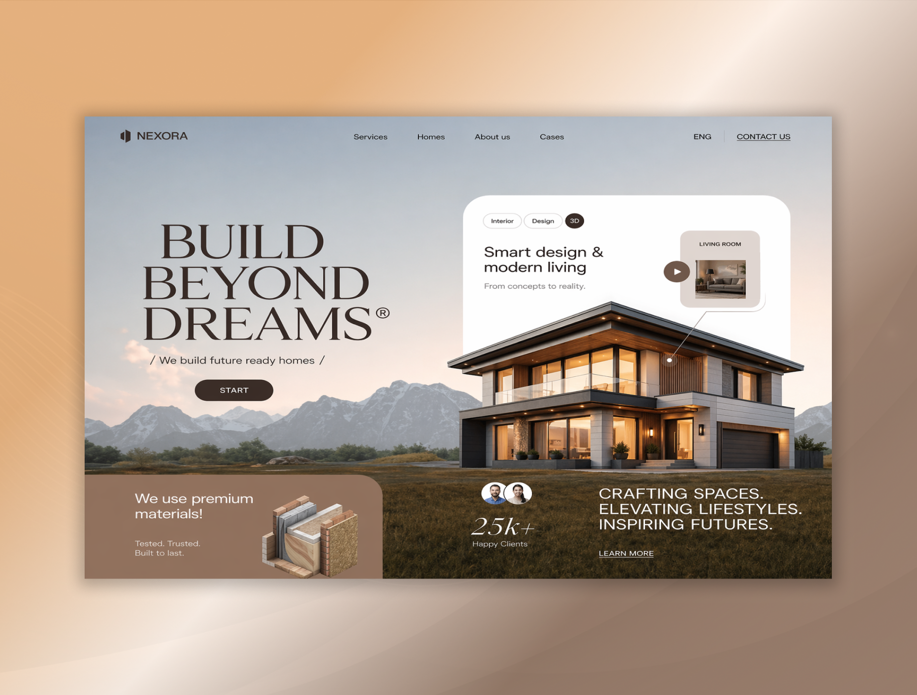 Crafting Calm: A Website for Peaceful Spaces 🏡 development figma ui ux