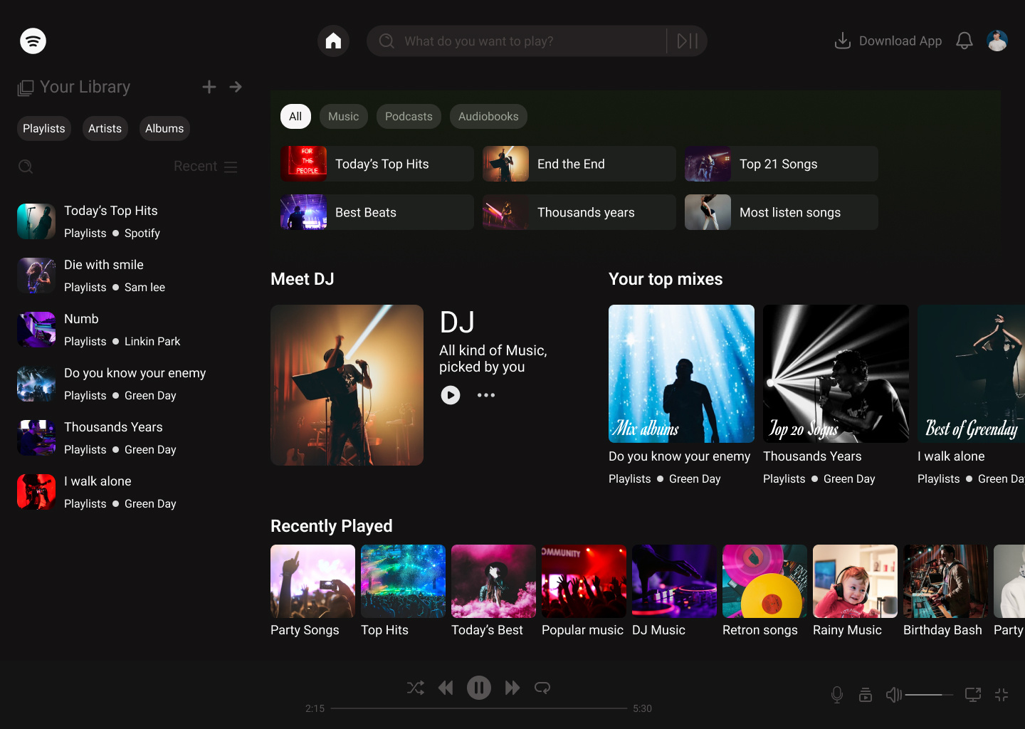 Example of Website Design & Development