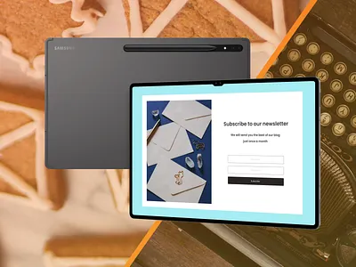 📬 Day 24 of My 30-Day UI Challenge: Newsletter UI 30 days ui challenge auto layout design figma justux ui ux