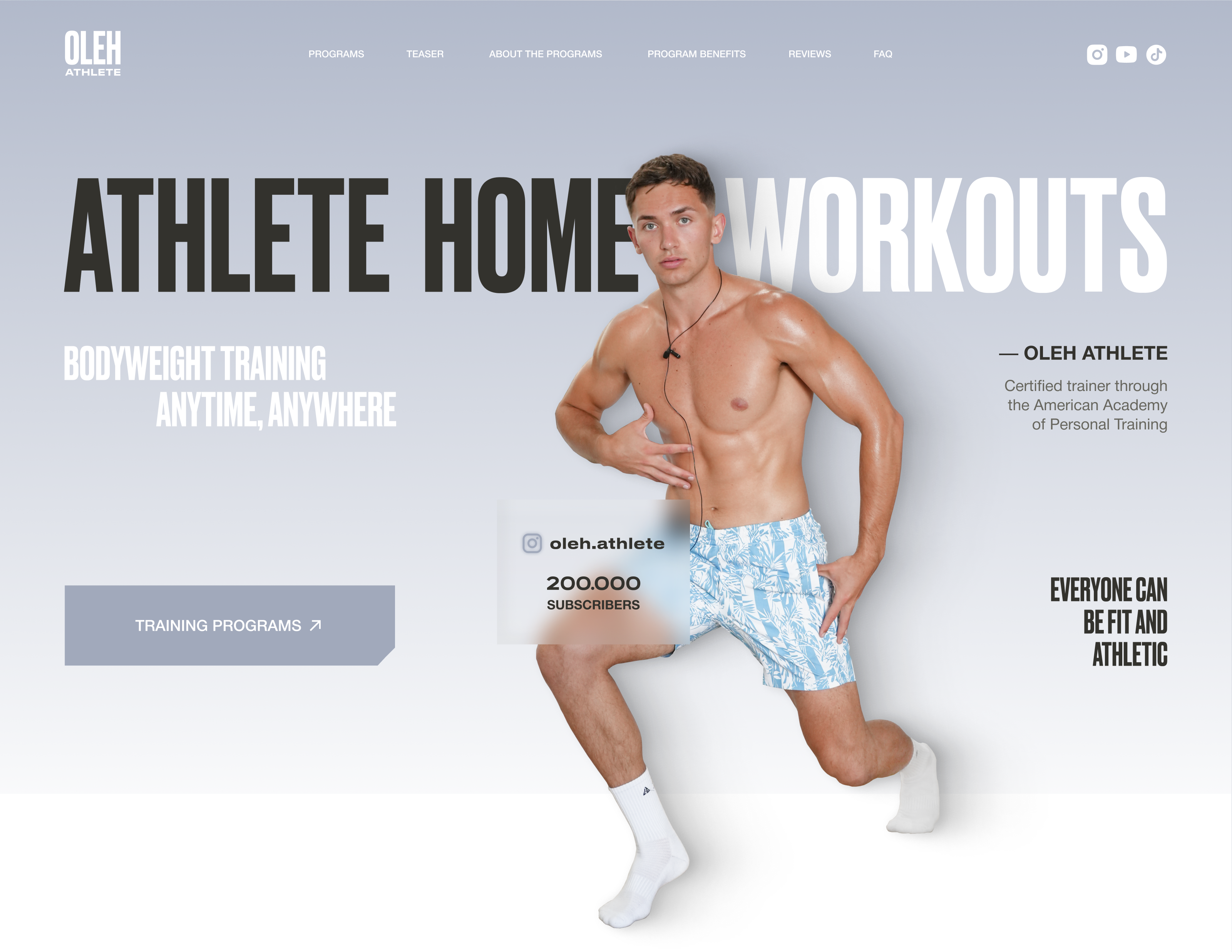 Example of Landing Page Design & Development