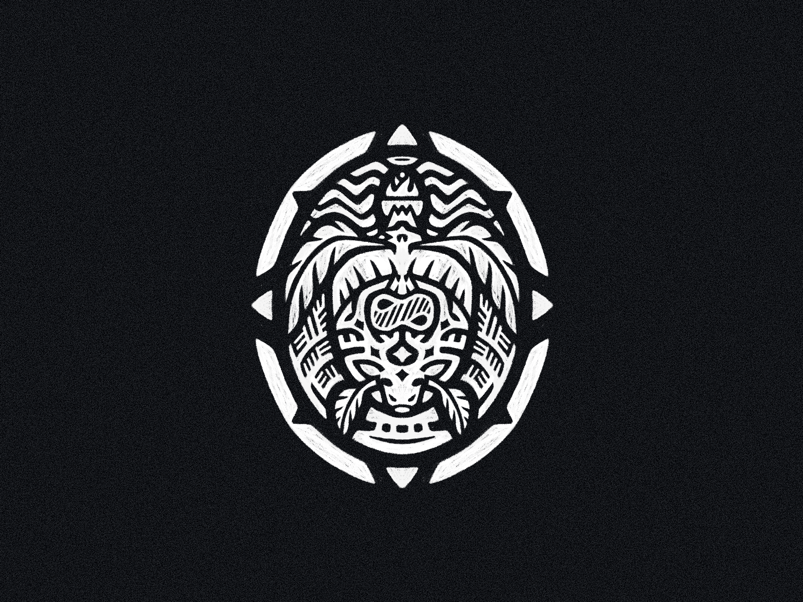 Wellness Navigators ✦ Logo/ Illustration bird canadian elements guidance illustration indigenous leaves logo logodesign logotype magic maori medicine nature protection sea shield tribal turtle wellness