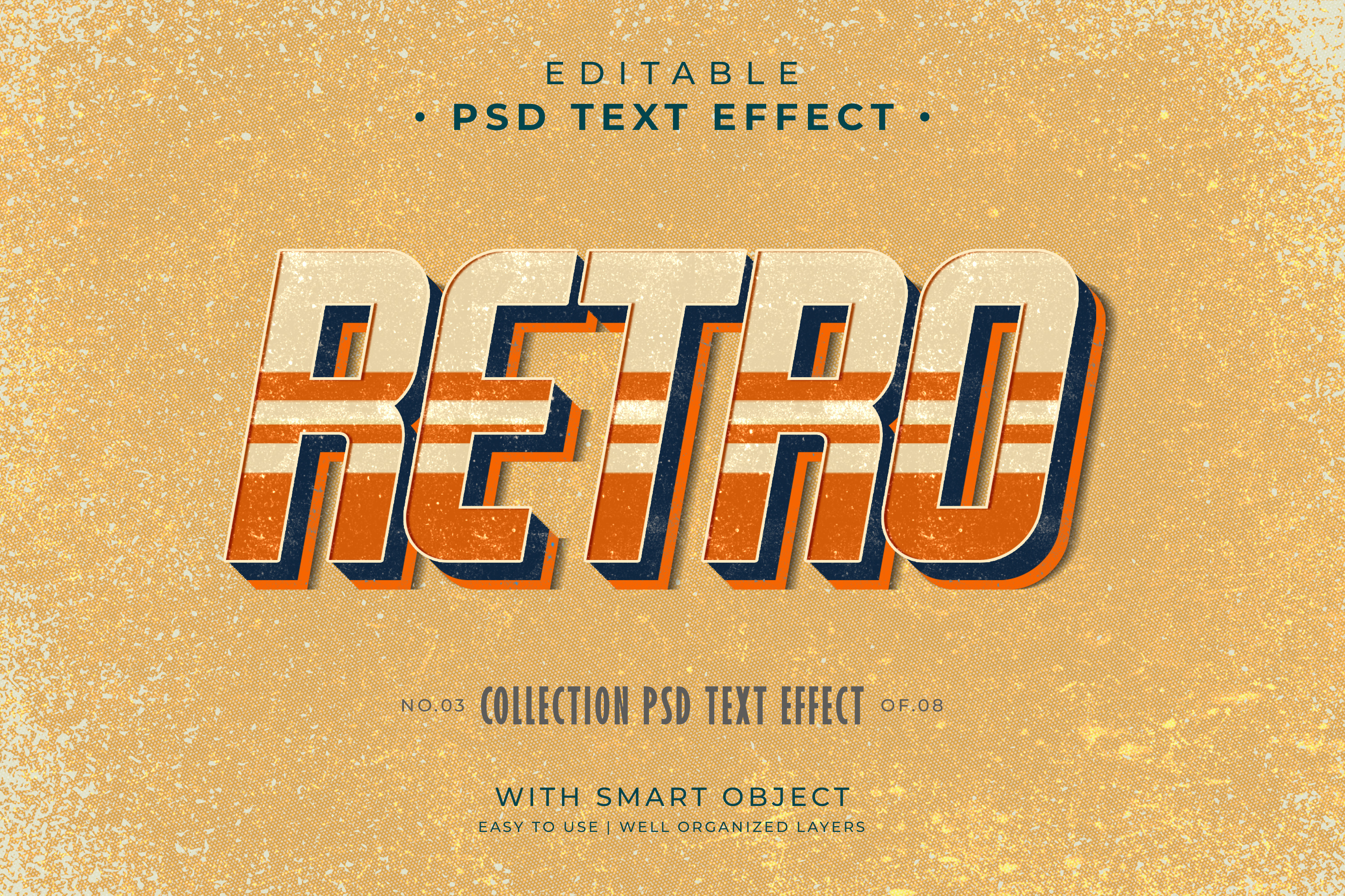 Editable Vintage Retro Text Effect Psd Style old oldies text effect