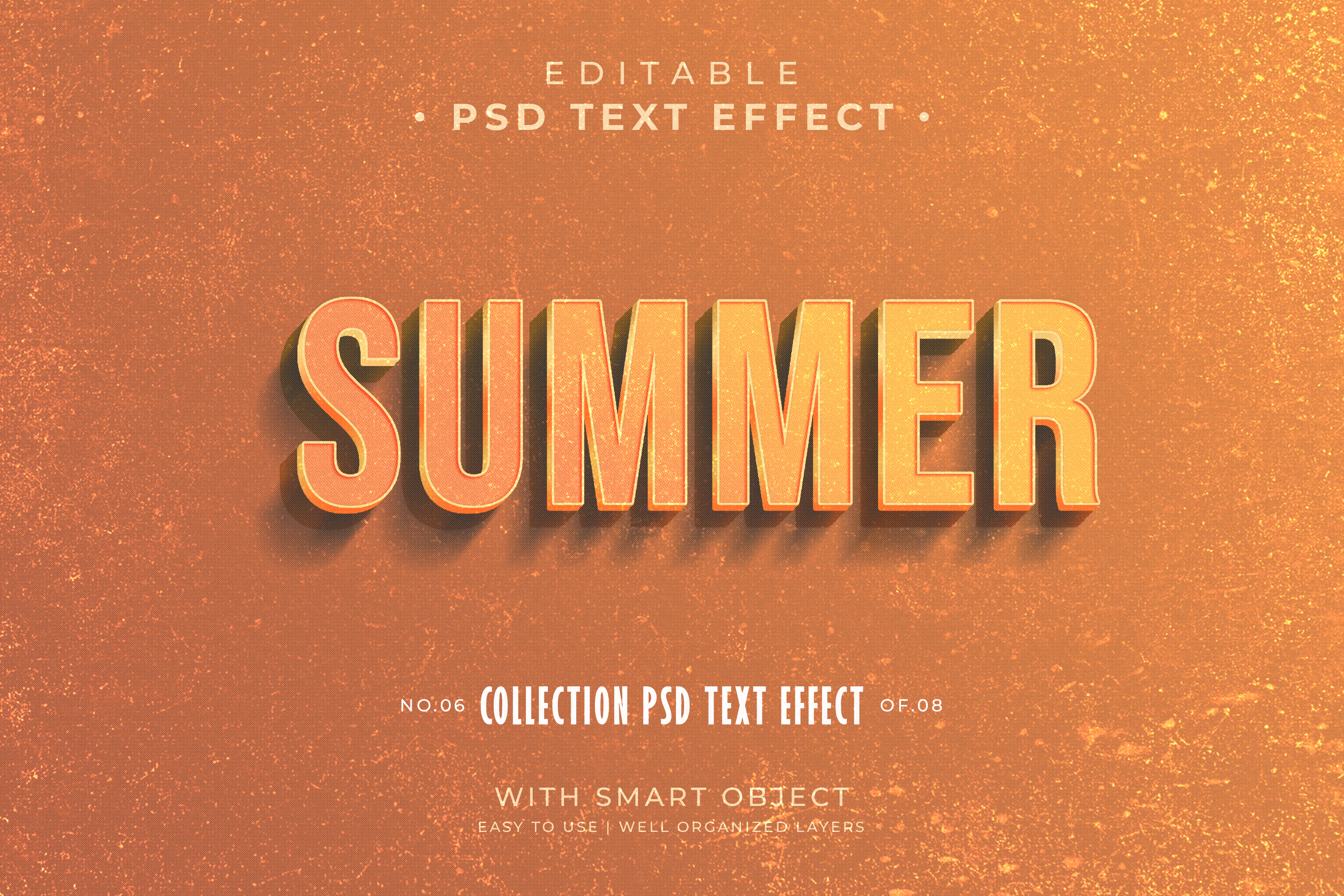 Editable Vintage Summer Text Effect Psd Style old oldies text effect
