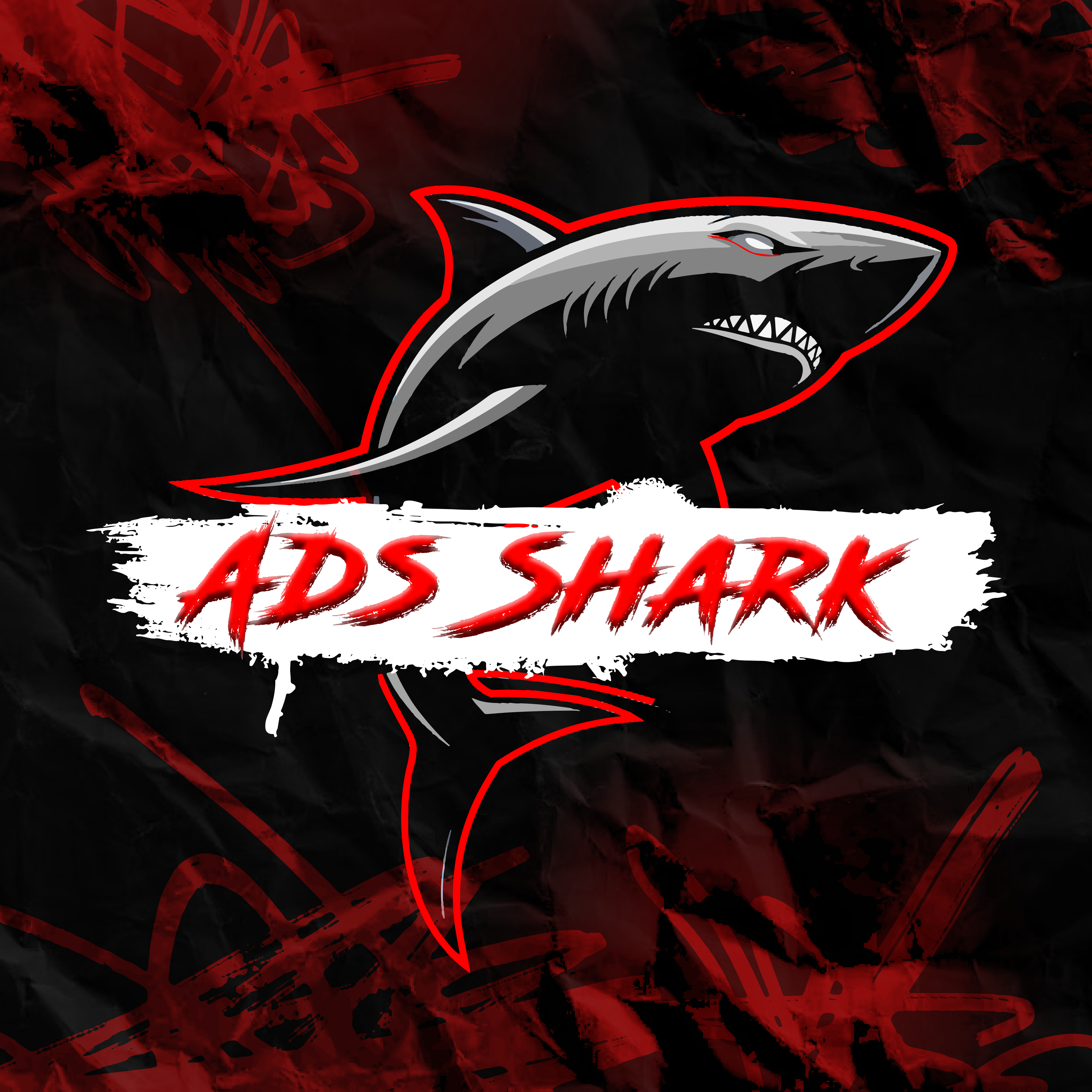 ADS SHARK animation branding design illustration intro logo logoanimation motion graphics outro