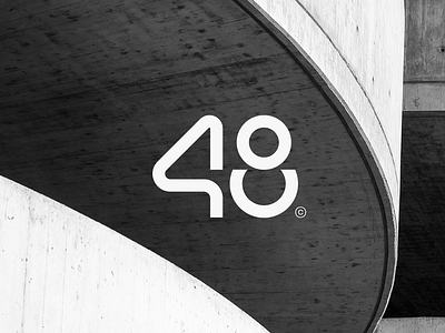 48© Construction Company Logo architect logo constuction logo custom letters custom numbers letters logo minimalist logo numbers logo real estate logo