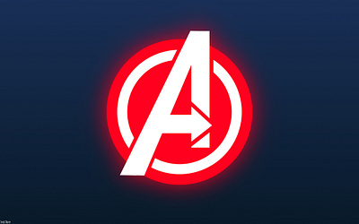 Avengers logo avengers css drylikov html image logo scss web
