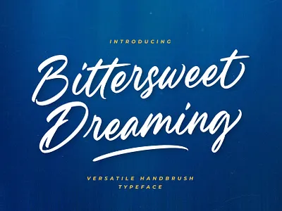 Bittersweet Dreaming branding design font identity illustration lettering logo type typography ui