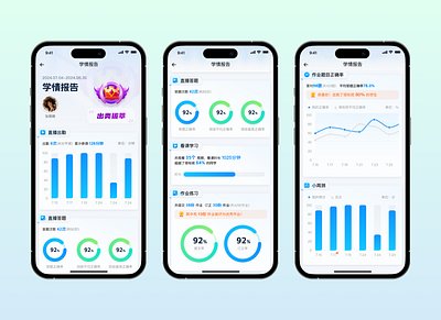 学情报告 ui