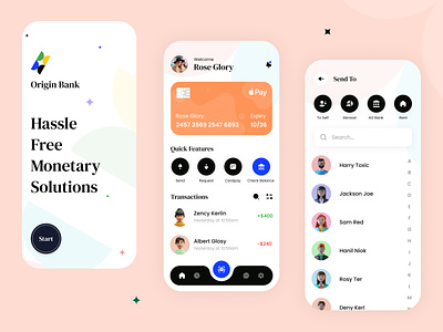 Banking mobile app account app app design bank app banking banking app budget design expands finance finance app fintech mobile app money money app online payment app paymeny tranfer transactions