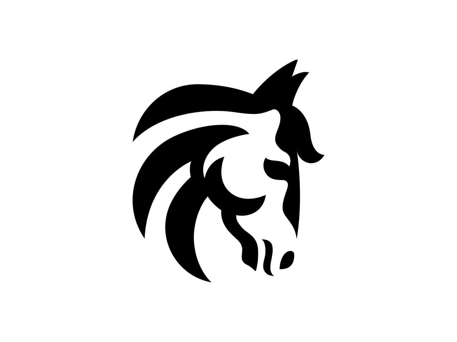 Example of Modern Animal Silhouette Logo Design