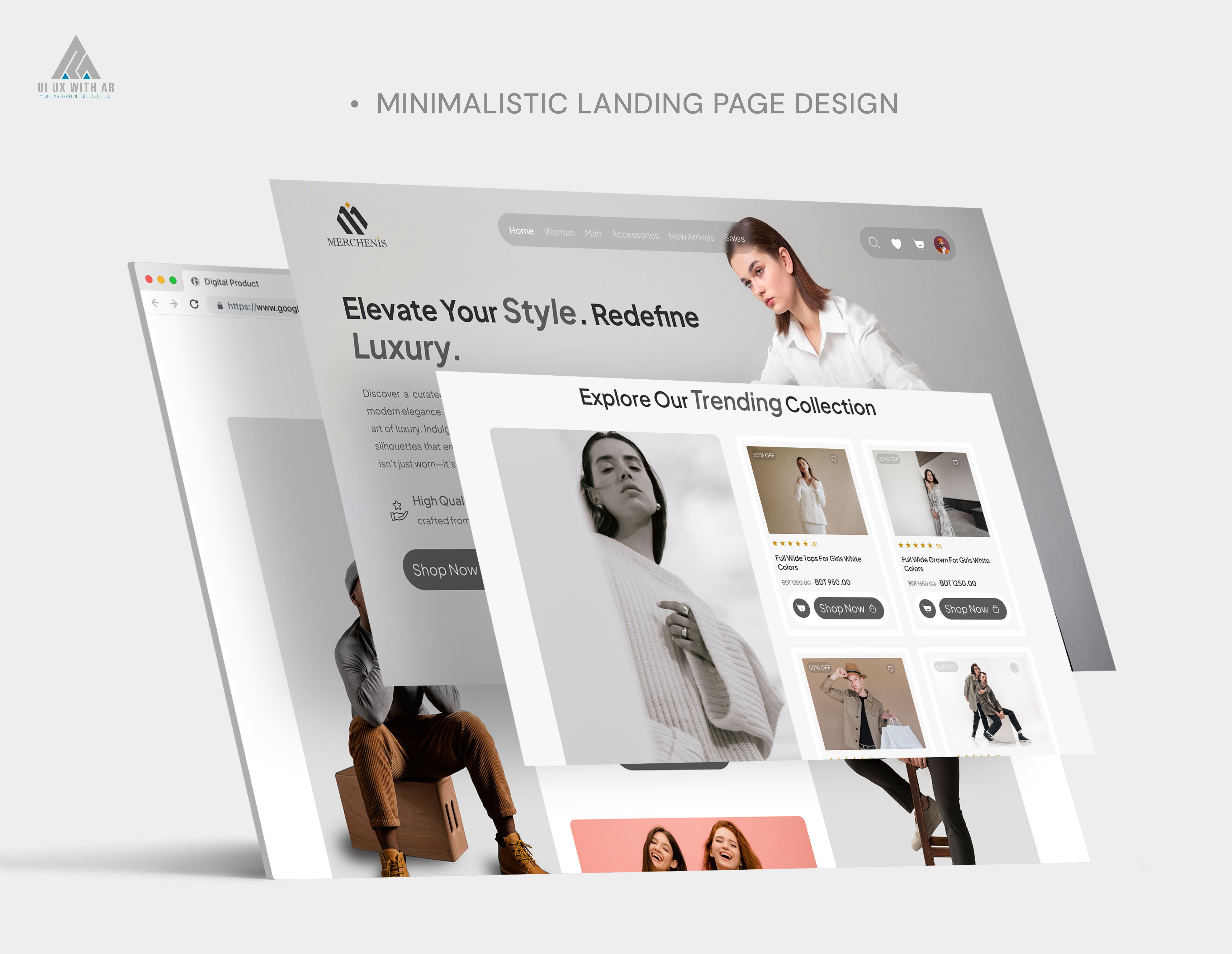 Example of Web UI UX Design