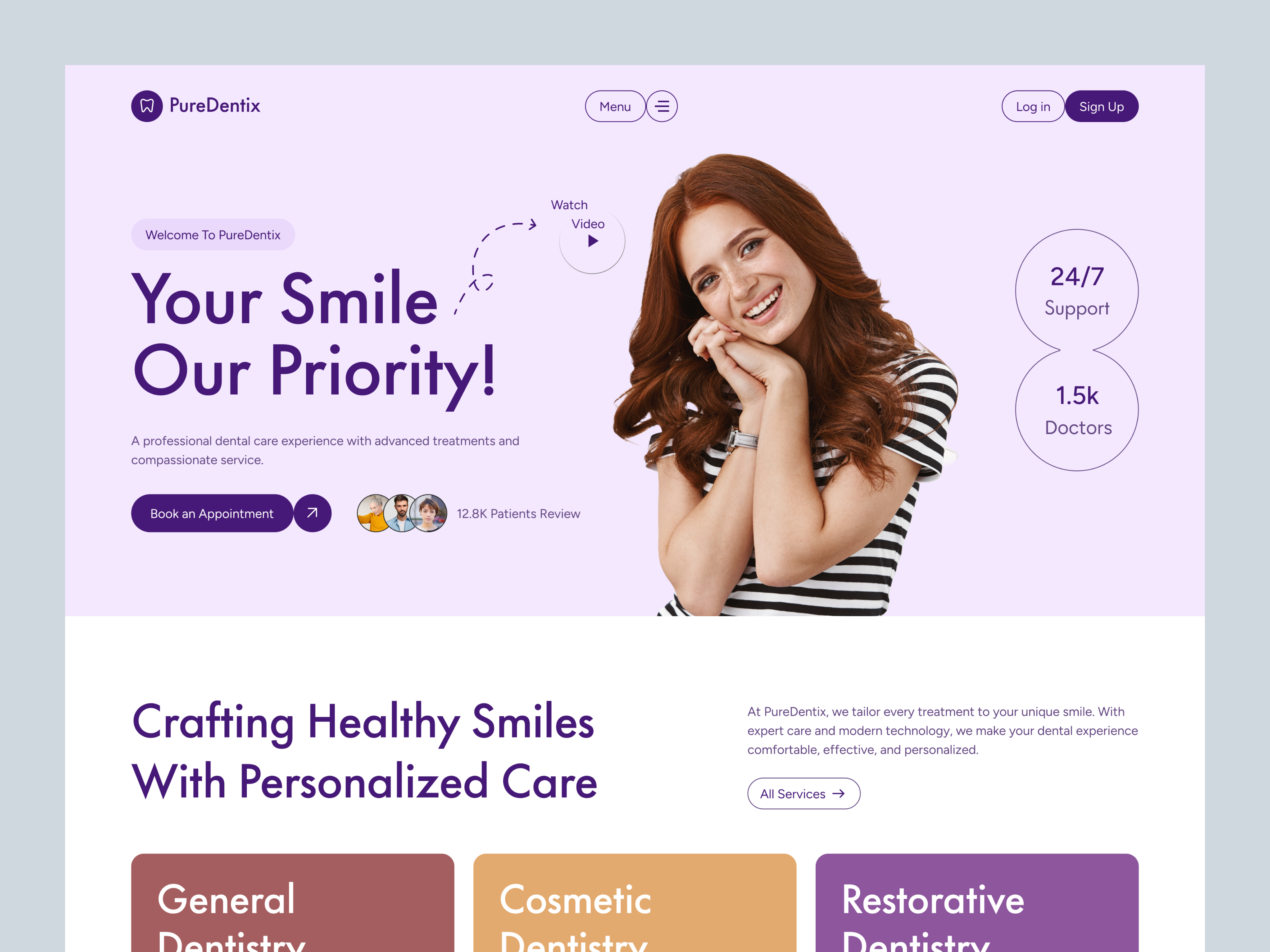 Example of Website/Landing Page Design