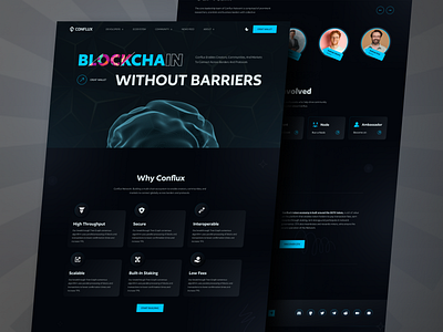 Blockchain Landing Page Redesign bitcoin blockchain blockchain landing page clean crypto crypto landing page cryptocurrency defi defi landing page landing page landing page design nft popular redesign top ui design ui ux web design website yousuf