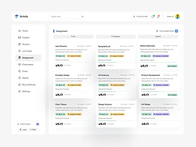 Education Management System application branding dashboard design education management graphic design illustration learning management lms minimal people people management teacher trendy dashboard ui ux web web app website white mode web app