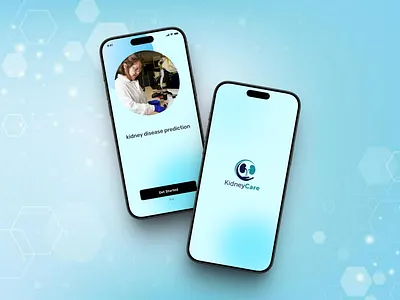 🩺 Kidney Disease Prediction – Mobile App UI cleanui healthappdesign predictivehealth uiuxdesign