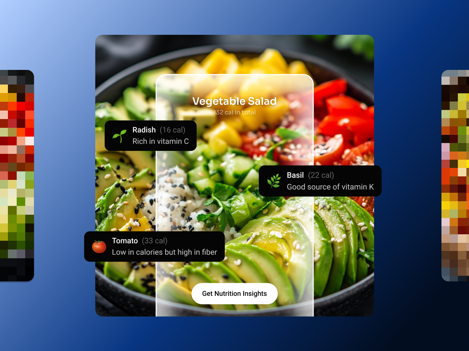 Track nutrition app | Design elements app app store blur calories design exercises fitness food graphic design mobile app nutrition app ui ux web
