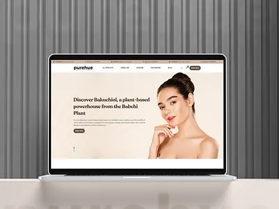 Purehue Website 3d animation branding graphic design logo motion graphics ui