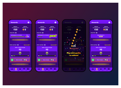 Rewards - Daily missions game game design game ux ludo rewards ui ux