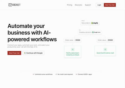AI Workflows Boost Productivity LandingPage ai automated design figma figmadesign splash screen ui webiste workflows