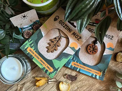 Gozdni Moz branding graphic design identity design illustration logo typography