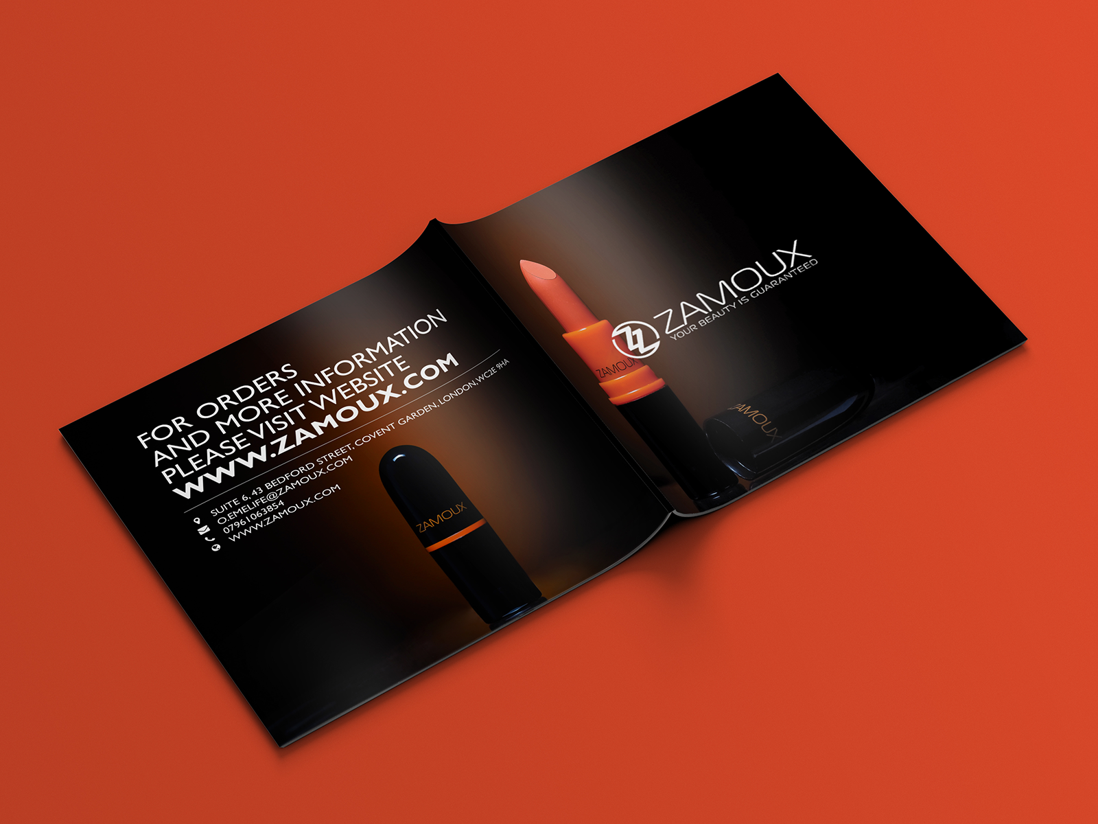 Example of Zamoux | Brochure design