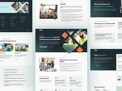 Modular web design for UIMM’s new digital experience branding graphic design ui ux webdesign website