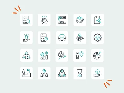 Custom icon design for UIMM 35-56’s digital identity revamp branding graphic design ui ux webdesign website