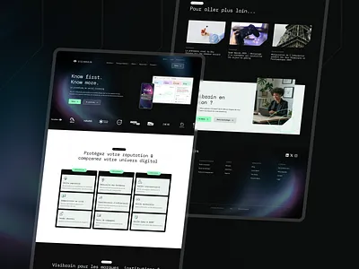 Redesigning Visibrain's website for enhanced user engagement branding graphic design ui ux webdesign website