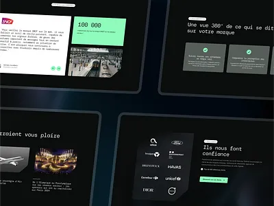 Showcasing Visibrain’s partner ecosystem branding graphic design ui ux webdesign website