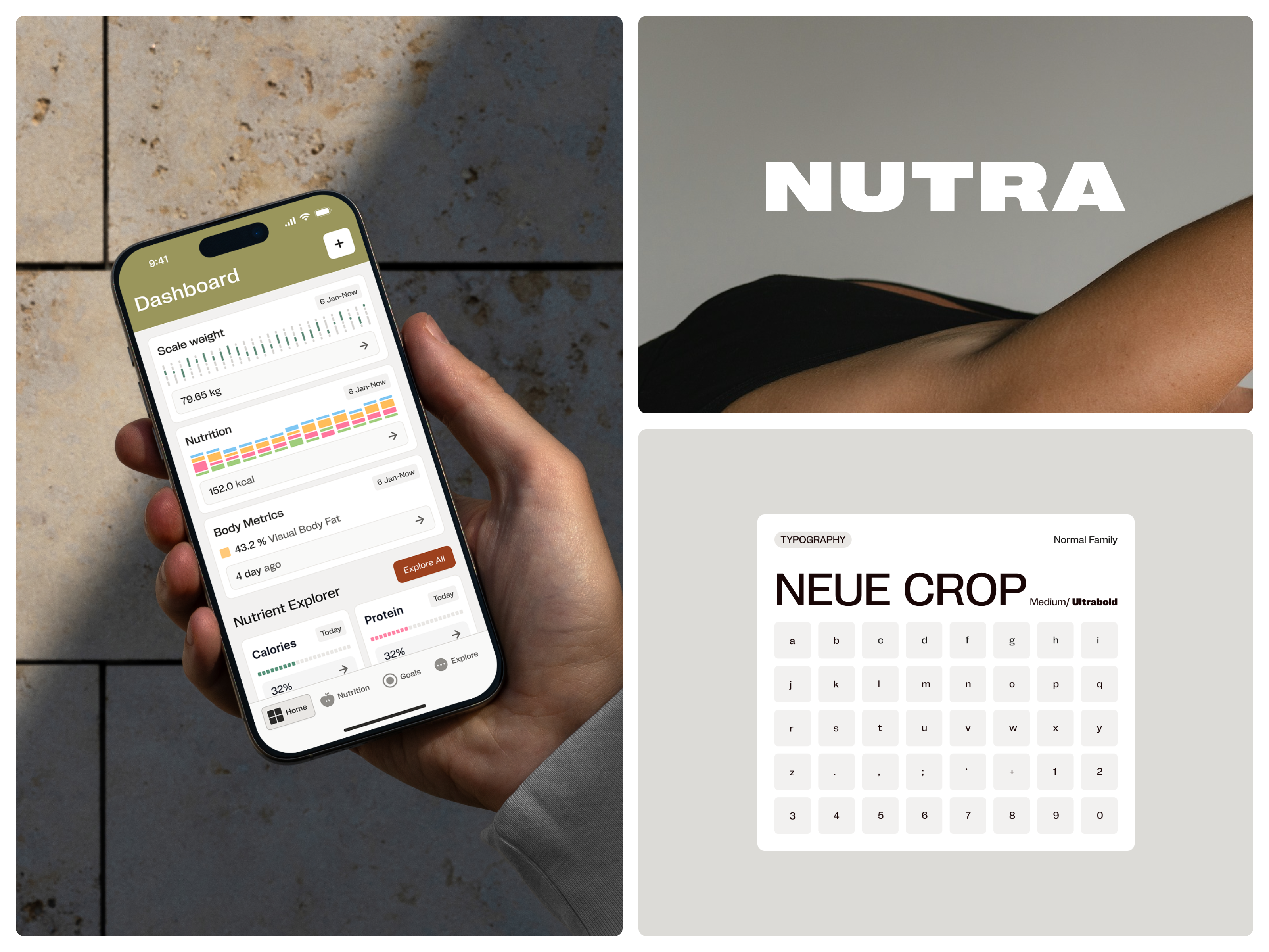 Smart Nutrition App for Personalized Health Tracking app chart dashboard diet fitness app health app ios app logo nutrition app typography ui user interface ux wellness