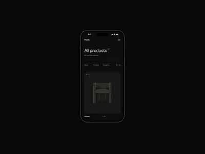 Made — Mobile animation design furniture interior mobile motion store ui ux web