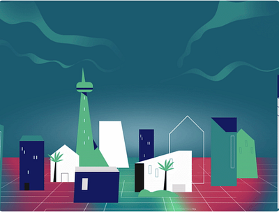 Hassle city🚀 2d animation abstract adobe illustration aftereffects animation2d arch architech animation architech design architecture background blender character design cityanimation graphic design grid layout motion graphics motiondesign ui