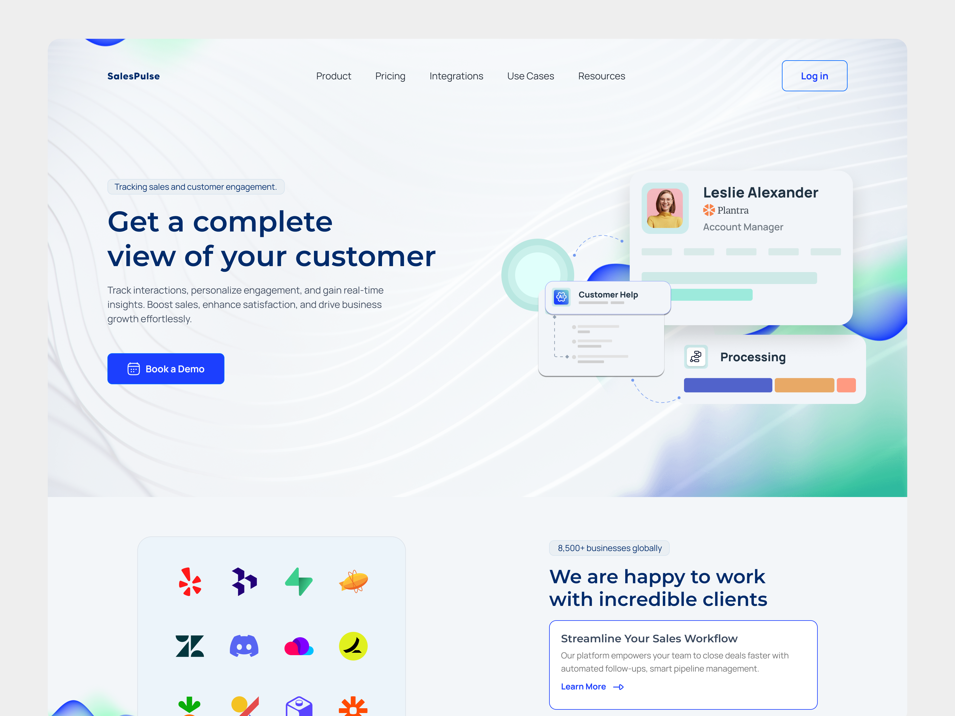 Example of Landing Page Design |Website UX/UI