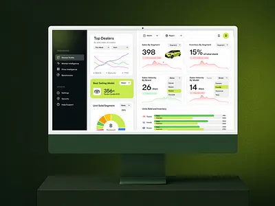 Car Sales & Inventory Dashboard UI – Auto Market Analytics analytics dashboard automotive ui car sales dashboard dark dashboard dashboard design dashboard inspiration data dashboard design illustration inventory management layout mockup modern ui saas ui ui ui ux design user interface design ux web application website