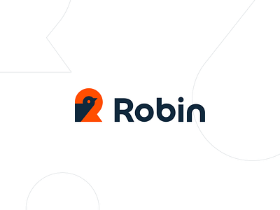 Robin Rebranding abstract app banking bird bold branding clever credit data finance fintech letter loan logo mark minimal negative space payment r wallet