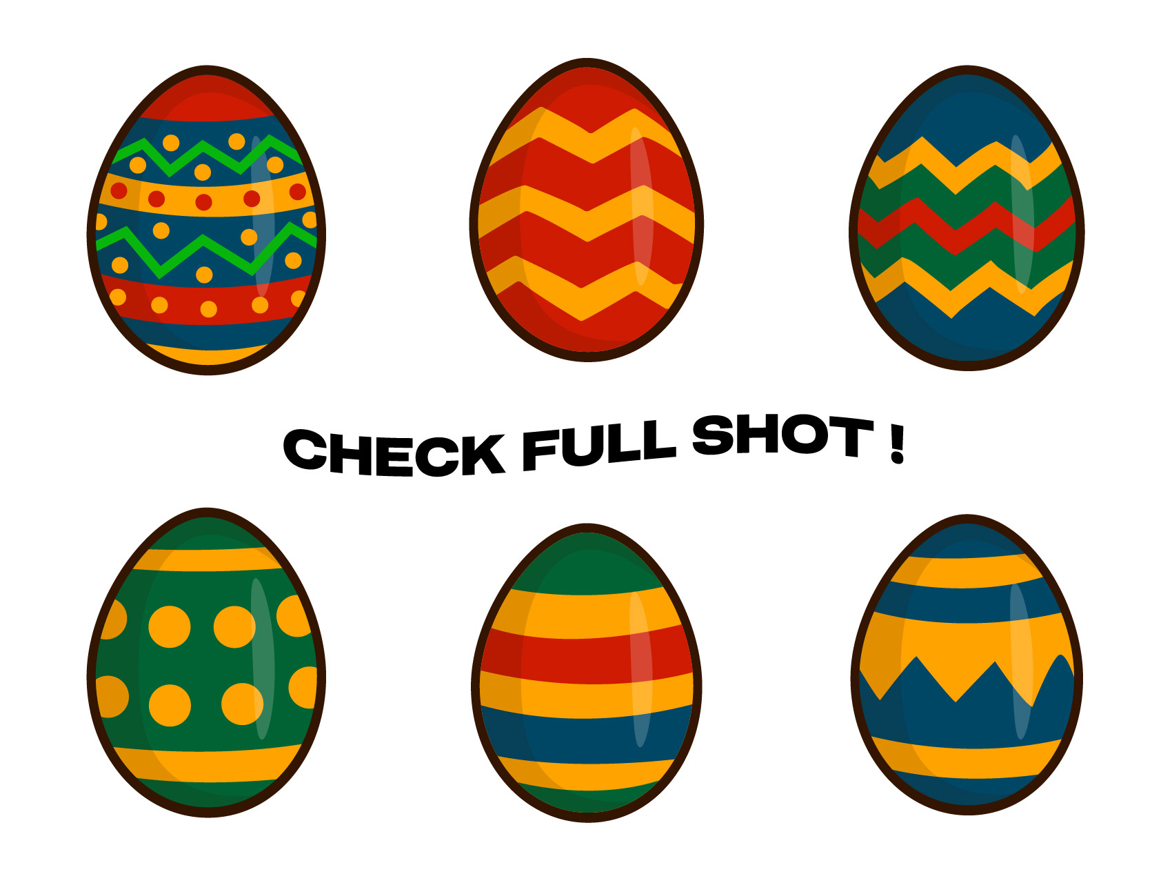 Modern Easter Eggs – Bold, Bright & Non-Pastel adobe illustrator egg art bold spring pattern bright color palette clean vector illustration colorful egg design creative spring design digital illustration dribbble challenge easter egg vector easter illustration geometric easter graphic design competition holiday illustration illustrator artwork modern holiday vector non pastel easter seasonal vector art spring concept art surface pattern design vector pattern design
