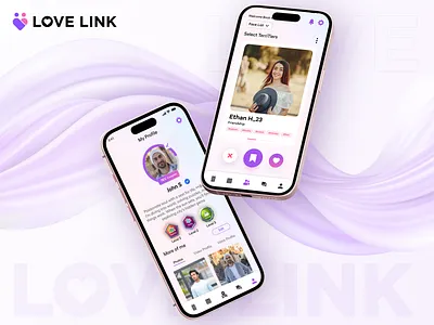 Dating App UI best dating dating app matching mobile interface top app development company trending ui ui kit ui trend user interface ux