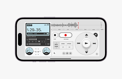 Voice Recorder appdesign application audio concept design designer dribbble figma interface rebound ui ui designer uiux