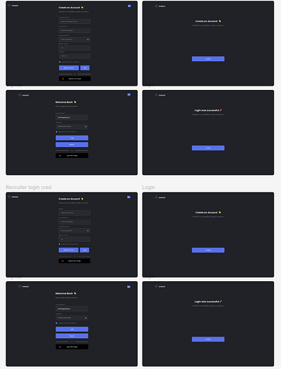 Login Screens UI graphic design ui webdsign