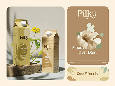 Fresh & Pure: Milk Branding Design 🥛✨ foodpackaging